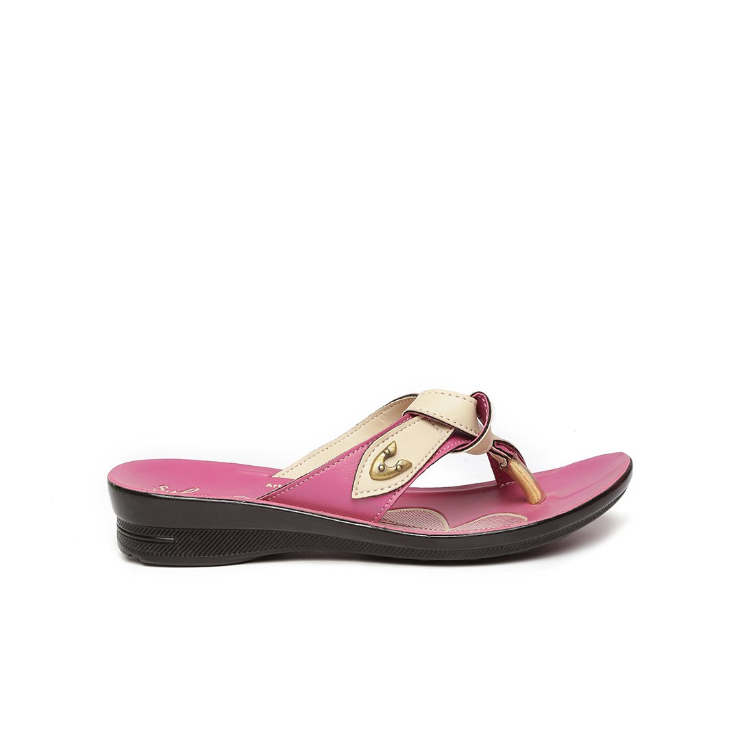 paragon solea women's pink flip-flops