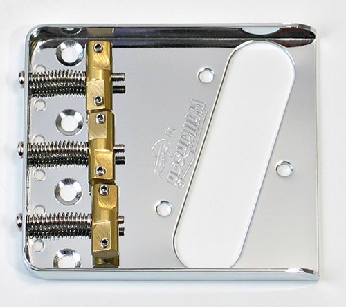 NEW Wilkinson Chrome WTB Ashtray Bridge for Tele guitars, with Brass Saddles