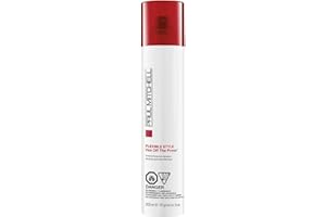 Paul Mitchell Hot Off The Press Heat Protectant, Humidity Resistance, Flexible Hold + Natural Finish, For All Hair Types, 200
