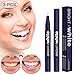 3 PCS Teeth Whitening Pen - Upgrade Gel Teeth Whitener Kit with Safe 35% Carbamide Peroxide Gel, No Sensitivity