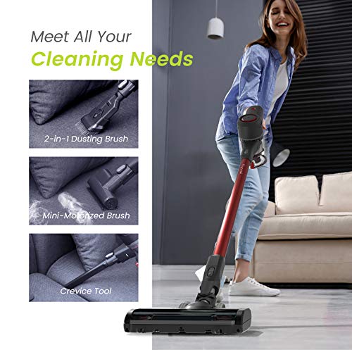 Kyvol V20 Cordless Vacuum Cleaner, 25Kpa Strong Suction, 40 mins Runtime, UltraQuiet