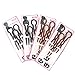 Honbay 12PCS 9cm Large Wave U Shaped Chignon Hair Clips Hair Pins Hair Twist Styling Tool for Office Lady,Black and Brown