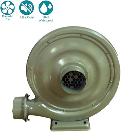 Industrial Turbo Blower Fan With 370w Duct Extractor Fume Extract