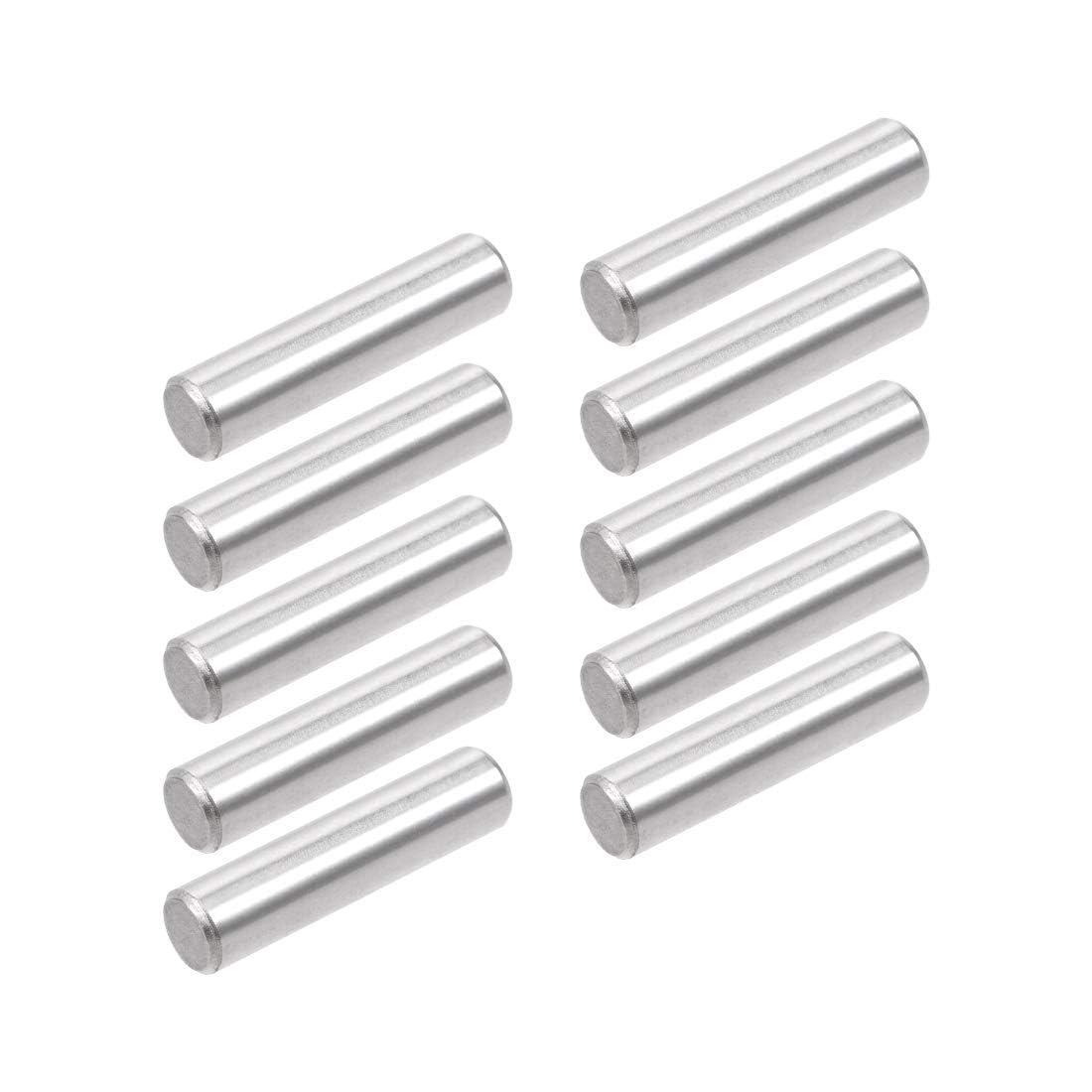 TA-VIGOR 10Pcs 6mm x 25mm Dowel Pins, 304 Stainless Steel Shelf Support Cylindrical Pin Pegs Shelf Support Pegs Fasten Elements for Furniture, Cabinets, and Mechanical Applications