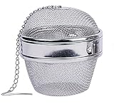 Maxware Stainless Steel One Piece 3 Inch Teaball/spice Ball,tea Strainer, Tea Infuser,Seasoning Ball