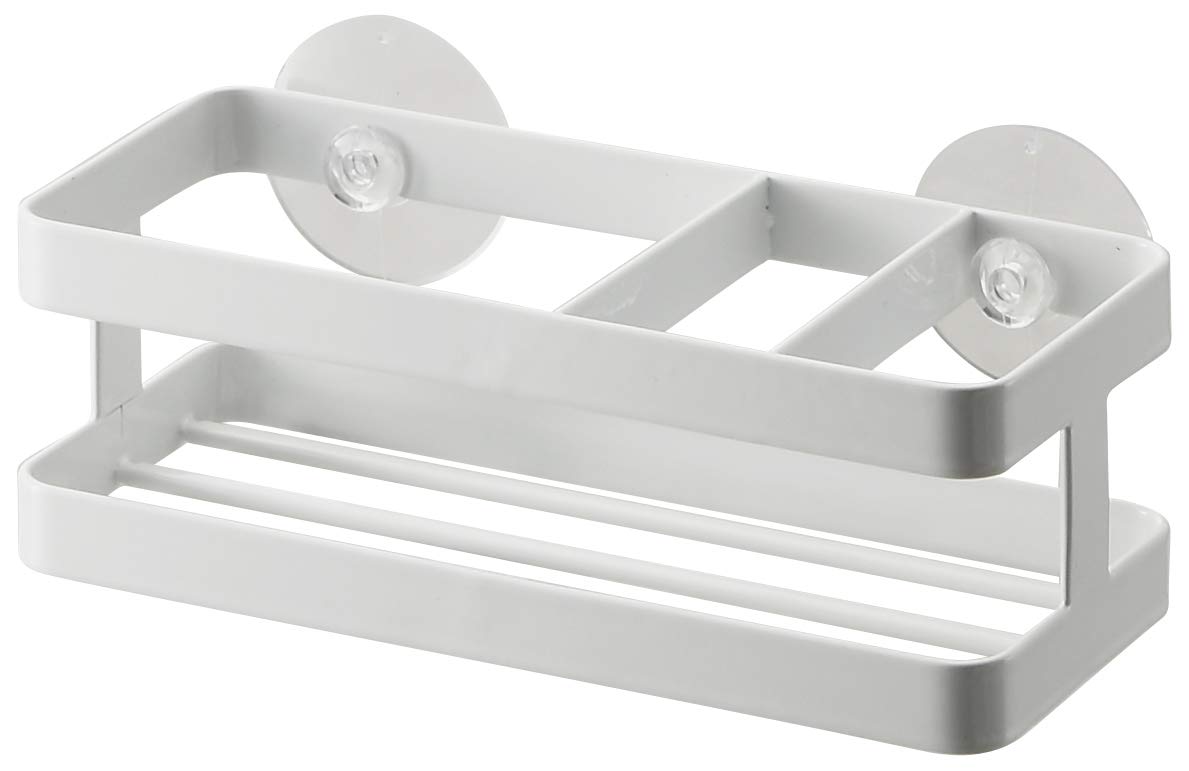 山崎実業 スポンジ&ボトルホルダー ホワイト 約W18×D8×H6cm タワー 6771商品画像