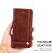 SINIANL Compatible with iPhone 6 Case, Leather Wallet Case Magnetic Closure with Kikstand & Card Slot Flip Cover
