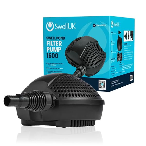 Swell Filter Pumps 1,400LPH | Garden Pond Pump | Filter Pump | 3 Year Guarantee
