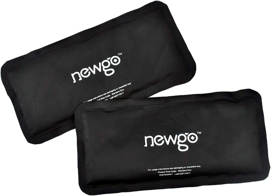 NEWGO®Cold Pack for Injury Reusable Clay Ice Pack 2 Pack