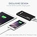 Tecson 10000mAh USB Battery Pack, (Total 5V/3.5A)Dual Ports Power Bank Portable Charger for iPhone, Samsung Galaxy and More, (Black)