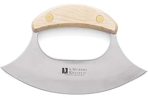 R Murphy Ulu Mincing Chopping Cutting Knife Professional Commercial-grade with Edge Protector