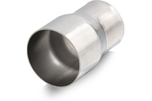 A-KARCK Exhaust Adapter Connector 2" ID to 2.25" ID, Exhaust Pipe Reducer 4" Overall Length Stainless Steel