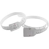 BLLNDX Head Circumference Measuring Tape 2PCS 24x0.79Inch/60x2cm White Baby Head Circumference Measuring Rulers