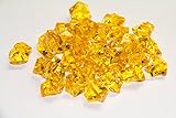 2 Pounds of Yellow Acrylic Ice Rock Vase Gems or Table Scatters