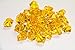 2 Pounds of Yellow Acrylic Ice Rock Vase Gems or Table Scatters