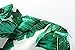 Mens Hawaiian Shirt, Tropical Shirts for Men, Short Sleeve Cotton Button Down Casual Shirts (Large, Green (168-155))