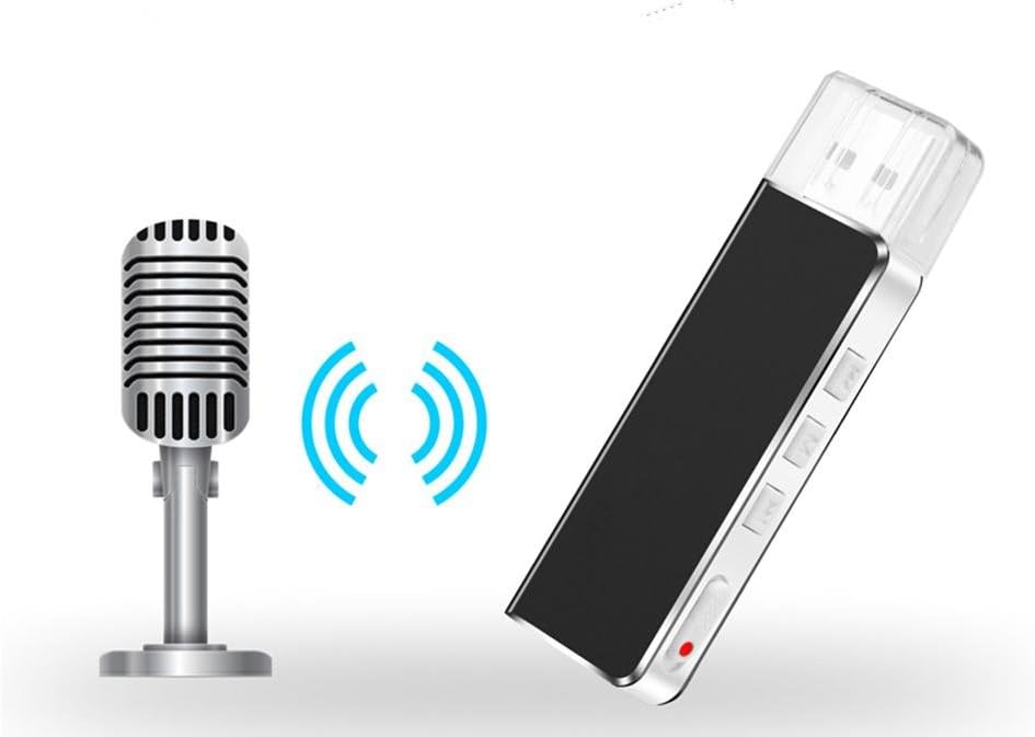 Digital Voice Recorder-8GB Mini USB Voice Recorder,Digital Audio Voice Recorder with MP3 Player, Sound Recorder Dictaphone,HD Noise Cancelling， Audio Recorder for Lectures Meetings