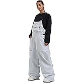 GSOU SNOW Men Snow Pants Snowboard Bibs Baggy Women Ski Pant Snow Bibs Overalls Waterproof Windproof Insulated