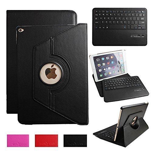 BoriYuan iPad Air 2 Keyboard Case Slim Detachable Wireless Keyboard