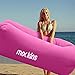 Mockins 2 Pack Blue Pink Inflatable Lounger Hangout Sofa Bed with Travel Bag Pouch The Portable Inflatable Couch Air Lounger is Perfect for Music Festivals and Camping Accessories Inflatable Hammock …thumb 3