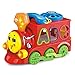 Geefia Battery Operated Bumping Change Drection Smart Train Toy, with Blocks, Light and Music Education Toy