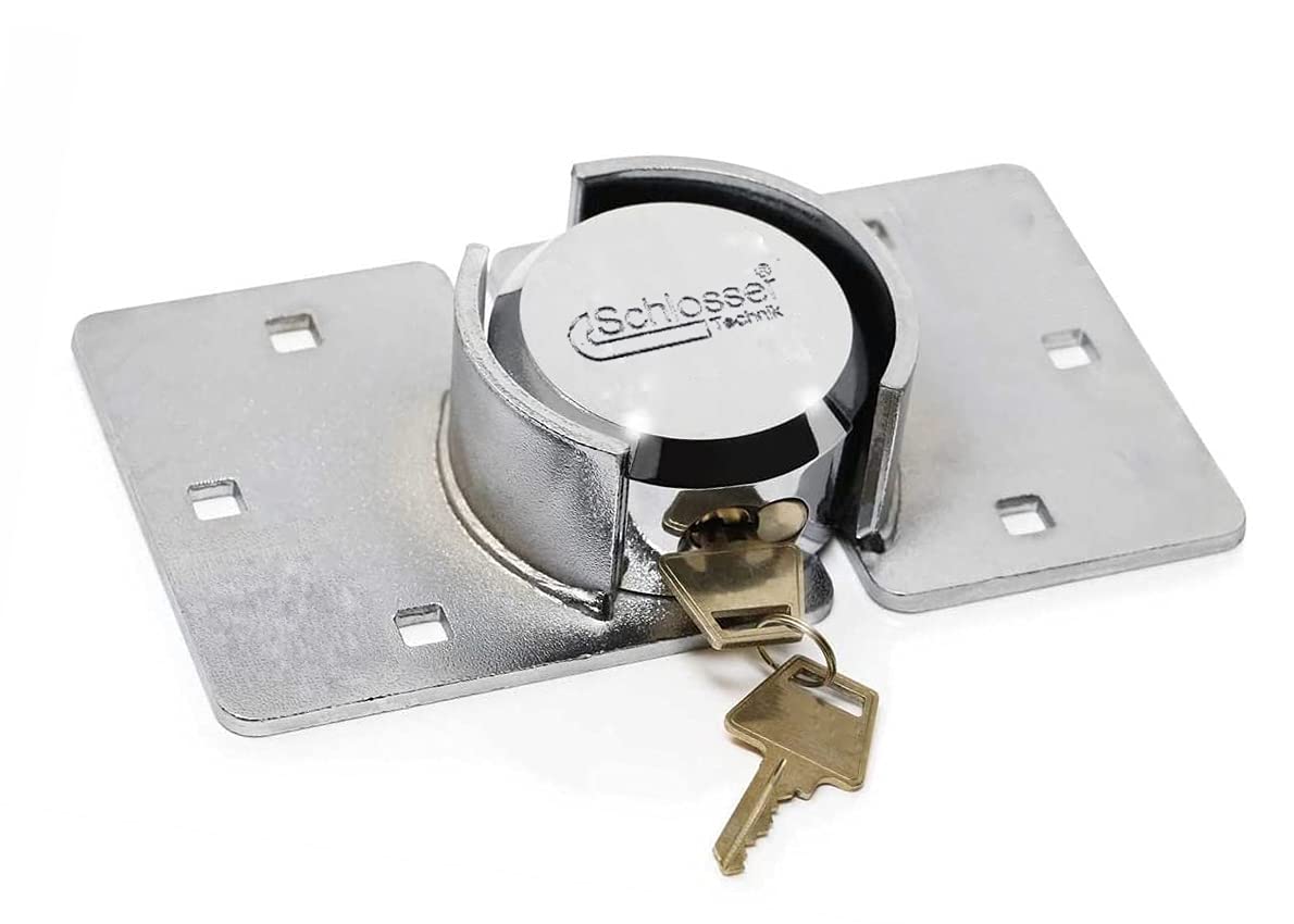 Van Lock and Hasp Chrome with Fixing Bolts