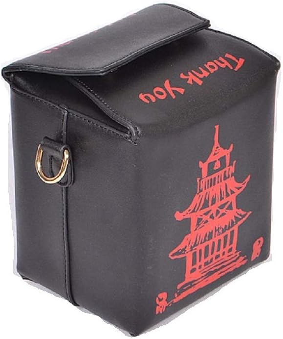CHINESE TAKE OUT Food Inspired Thank You Clutch BAG CROSSBODY TRENDY
