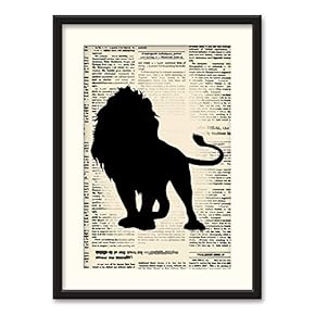 Black Paper Framed Canvas Wall Art...