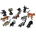 Fun Central (AZ914) Assorted Rain Forest Animal Figures - 2packs of 12pc
