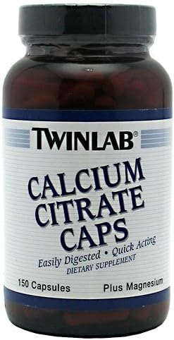 TWINLAB CALCIUM CITRATE+MAGNESIUM, 150 CAP