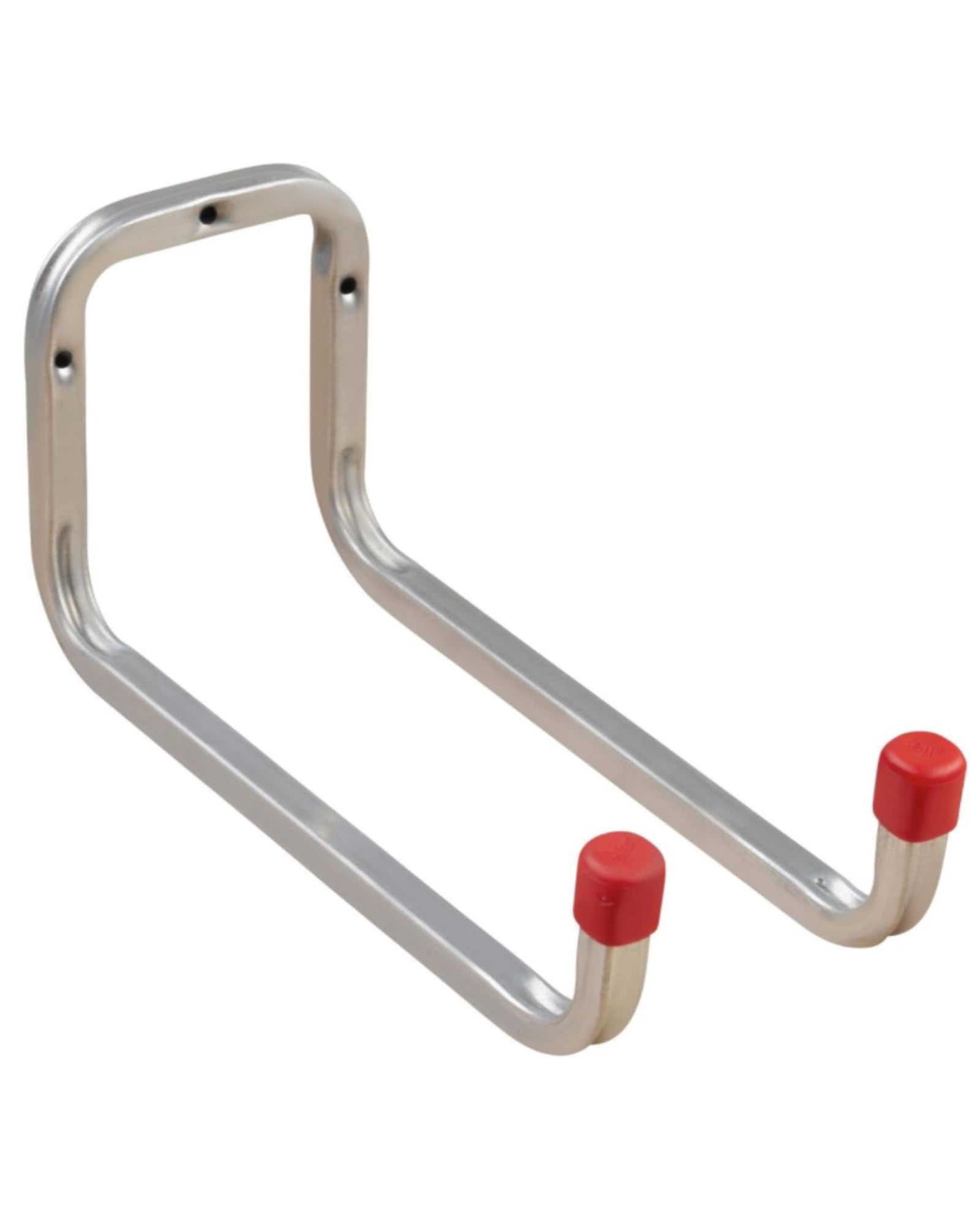 Gedotec® Profi Wall Hooks, 4-Pack, Steel, Galvanised, Red, 175 x 80 mm, 30 kg Load Capacity, Industrial Style, Wall Mount