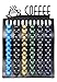 Insight Metal Nespresso Coffee Pod Rack - Display Holder for up to 60 Capsules - Perfect for Home or Office
