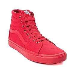 Vans sk8 hi mens red Clearance
