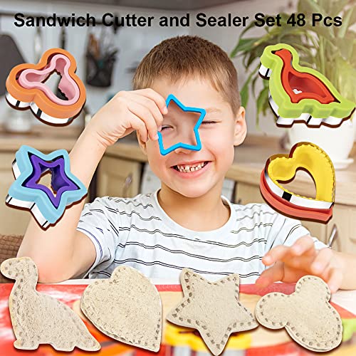 Sandwich Cutter and Sealer Set, Sandwhich Uncruster Sandwich Maker with