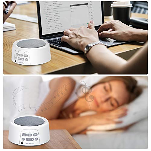 Tovendor White Noise Machine for Sleeping, 21 Soothing Sounds Sleep Therapy for Adults, Home Baby Nursery Lullaby Sound Machine - Thumbnail 6