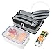 E-MANIS Insulated Lunch Bag Adult lunch box Collapsible Multi-Layers Thermal Insulated Oxford Lunch Tote cooler bag for men, women (grey)