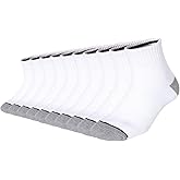 Toe Sole Heel Men’s 10Pack Athletic Socks,Comfy Cotton Full Cushion Casual Ankle Socks