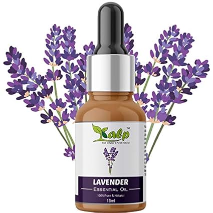 Kalp Lavender oil-100% Pure, Natural, Undiluted & Therapeutic Grade Best For Aromatherapy,Diffuser, Skin, Hair, Face-15ml