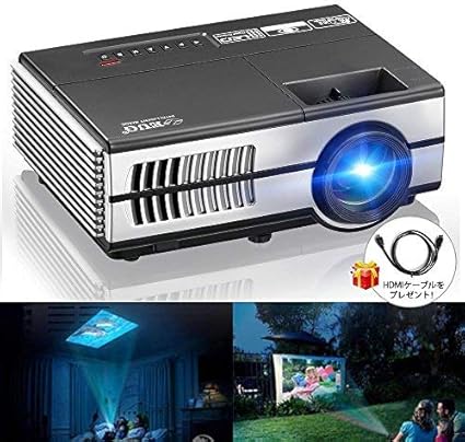 Amazon プロジェクター 小型 1080pフルhd 2500lm ホームシアター ズーム可iphone スマホ Dvd ゲーム機 Pc Tablet 接続可 ホームプロジェクター オンライン通販