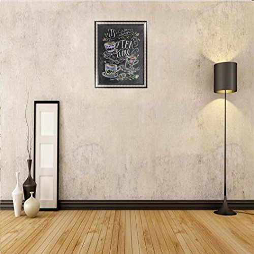 TiTCool 5D Diamond Painting by Number Kits,Retro Blackboard Painting, Diamond Embroidery Arts Pasted Craft DIY Room Decor (A)