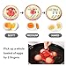 Egg Timer Color Changing, Egg Boiler Timer For Boiling Soft Medium Perfect Hard Boiled Eggs That Changes Color When Done | Boiled Eggs Maker No BPA(Red)
