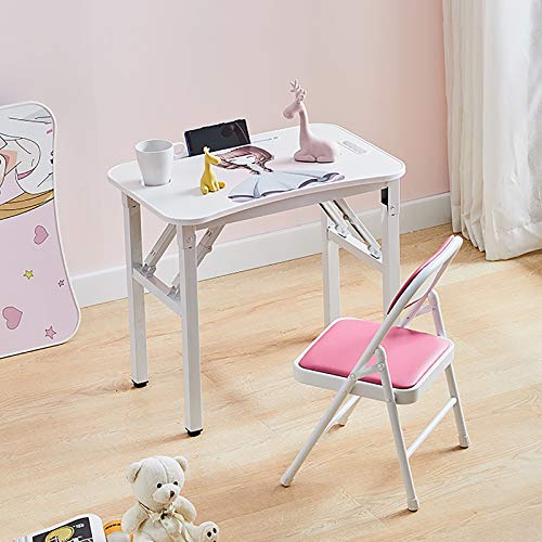 Desk Sets Jugendschreibtisch Schreibtisch für Kinder Kinderzimmer Kindertisch, Faltbarer Stauraum, Erhältlich – Bild 7