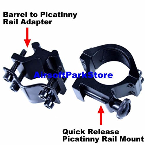 Beileshi Flashlight and Laser Sight Mount with Barrel Adapter - Thumbnail 4
