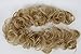 CAISHA Hairpiece Hair Wrap Heat-resistant Synthetic Fibres Curly Messy Updo Bleach Blonde HW1