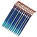 12 Pack Tent Stakes, 7075 Ground Metal Camping Aluminum Tent Pegs, Lightweight Tent Stakes Heavy Duty Spikes Camping Accessories, Blue