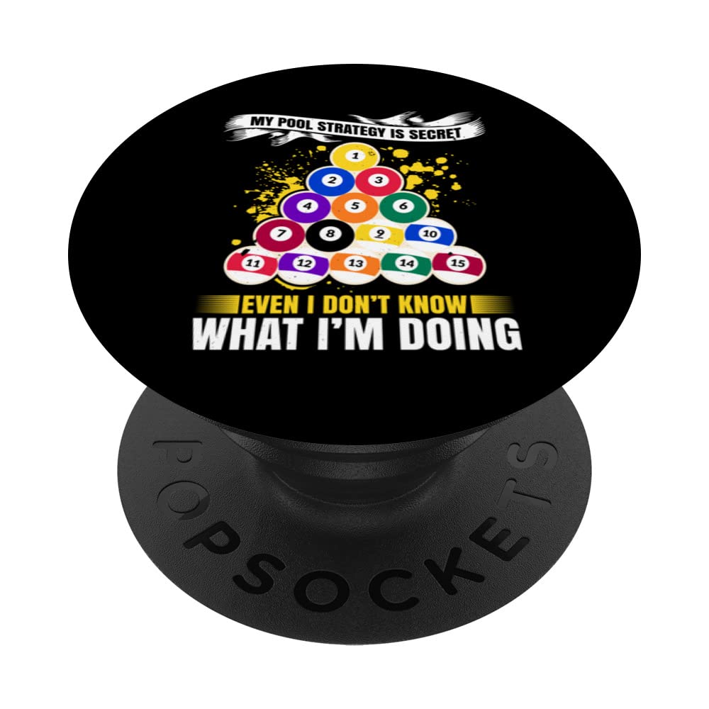 Pool Billiard For Pool Player Billiard Player PopSockets Swappable PopGrip