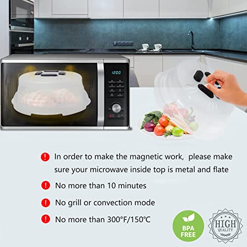 Lauon Microwave Cover, Collapsible Microwave Splatter Cover