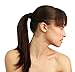 Mia Beauty Tonytail Ponytail Wrap Synthetic Wig Hair on Elastic Rubber Band for Chic Hair Wrapped Look, Women, Teens, Girls, Dancers - Medium Brown Color