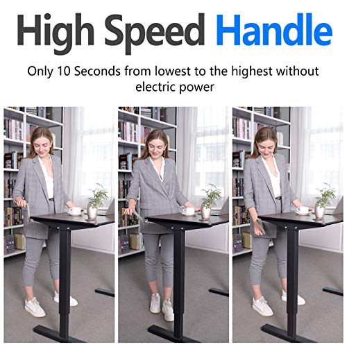 Cozy Castle Adjustable Height Standing Desk Frame Sit to Stand Up Desk