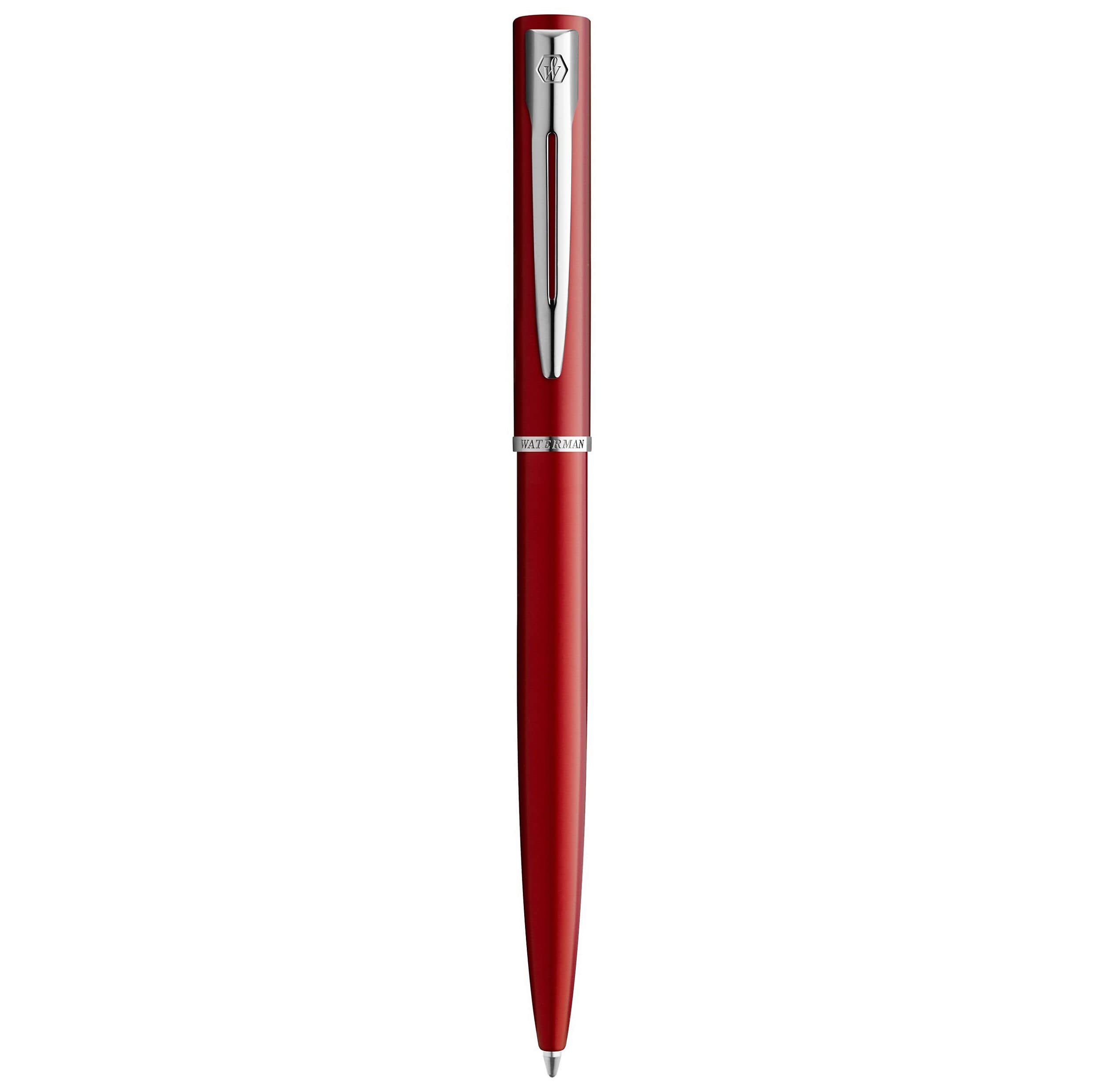 Waterman Allure Ballpoint Pen | Red Lacquer | Medium Point | Blue Ink | Gift Box